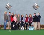 APHA World Championships 2018 - 9 students & coach Aaron Callahan with awards